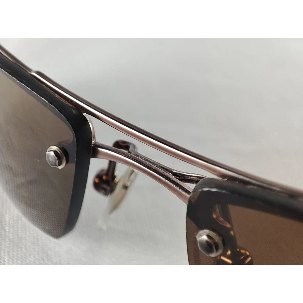 DKNY DY 5005‎ 1013/83 Bronze Brown Polarized Sunglasses 63-15 125 Semi-Rimless